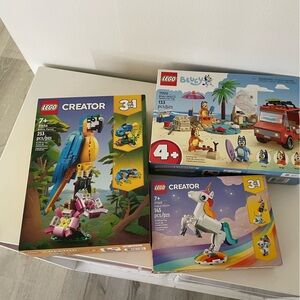 LEGO Creator 3-in-1 Set / Lego Bluey and another 3-in 1 ser